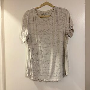 Old Navy Women's Light Gray Short Sleeve Tee